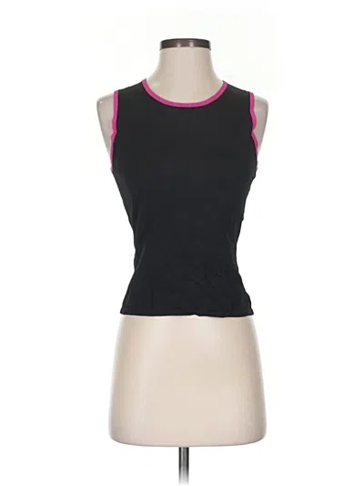 Pre-owned Karen Kane Active Tank Top In Black
