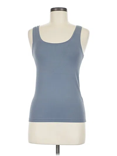 Pre-owned Karen Kane Active Tank Top In Blue