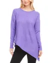 Karen Kane Asymmetric Sweater In Lavender