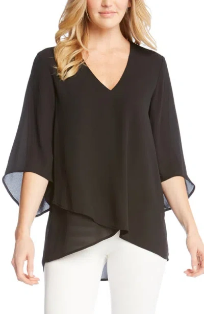 KAREN KANE KAREN KANE ASYMMETRICAL CREPE TOP
