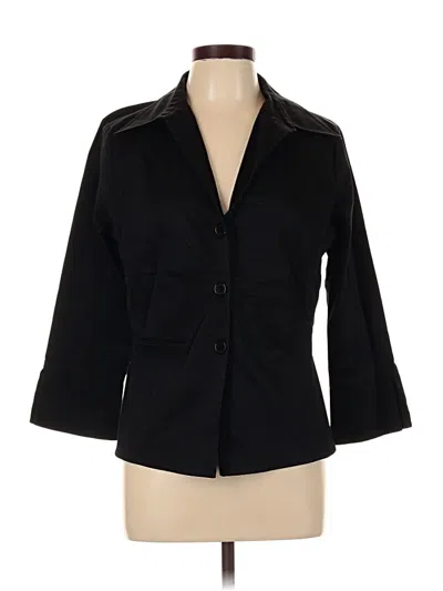 Pre-owned Karen Kane Blazer Jacket In Black