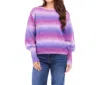 Karen Kane Plus Size Blouson Sleeve Sweater In Lavender