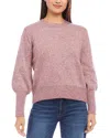 Karen Kane Blouson Sleeve Sweater In Pink