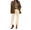 Karen Kane Brooklyn Cropped Jeans In Cream In White