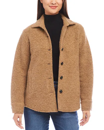 KAREN KANE BRUSHED SHIRT JACKET