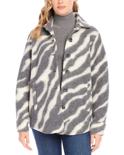 KAREN KANE BRUSHED SHIRT JACKET