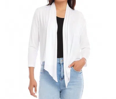 KAREN KANE CALLI CARDIGAN IN OFF WHITE