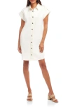 Karen Kane Cap Sleeve Denim Shirtdress