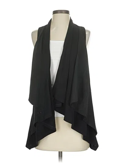 Pre-owned Karen Kane Cardigan Sweater In Black