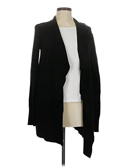 Pre-owned Karen Kane Cardigan Sweater In Black