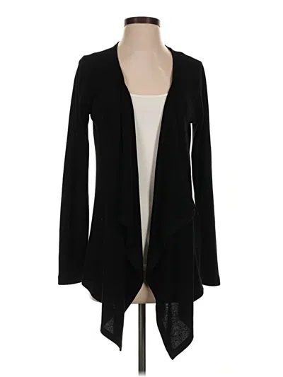 Pre-owned Karen Kane Cardigan Sweater In Black