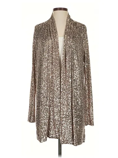 Karen Kane Cardigan Sweater In Brown