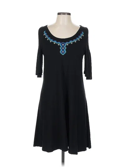 Pre-owned Karen Kane Casual Dress In Black