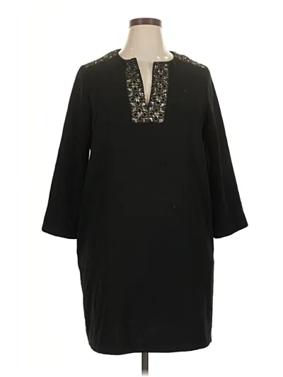 Pre-owned Karen Kane Casual Dress In Black