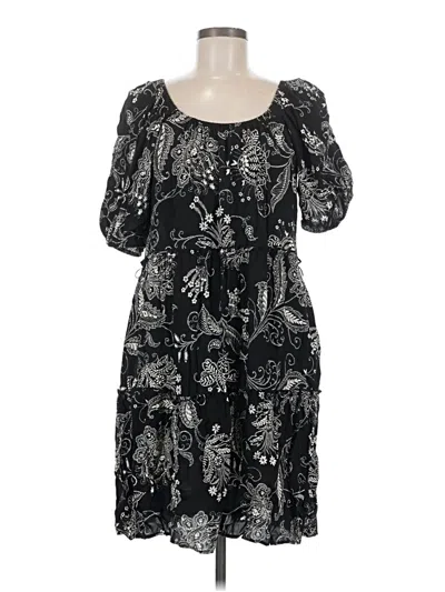 Pre-owned Karen Kane Casual Dress In Black