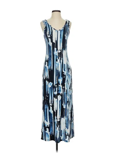 Pre-owned Karen Kane Casual Dress In Blue