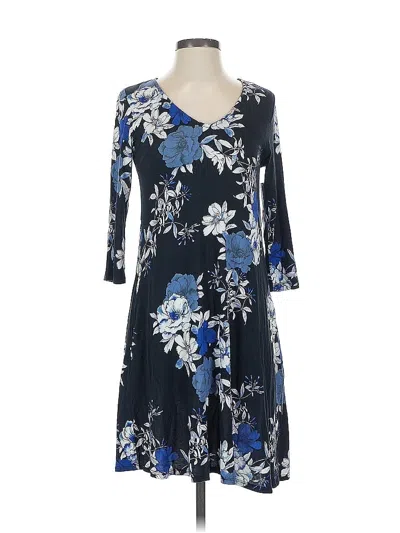 Pre-owned Karen Kane Casual Dress In Blue