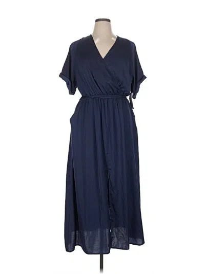 Karen Kane Casual Dress In Blue