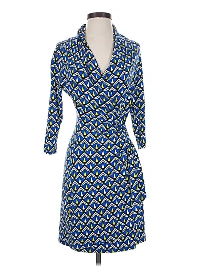 Pre-owned Karen Kane Casual Dress In Blue