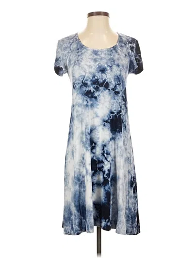Pre-owned Karen Kane Casual Dress In Blue