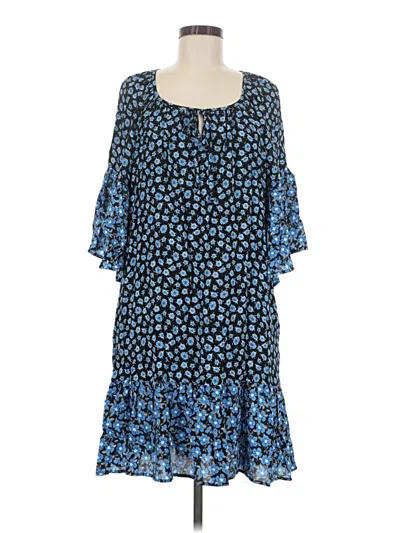 Pre-owned Karen Kane Casual Dress In Blue