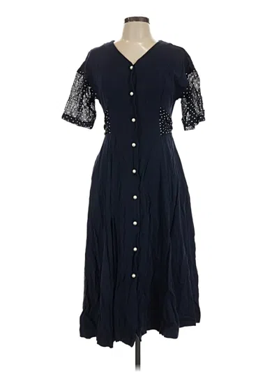Pre-owned Karen Kane Casual Dress In Blue