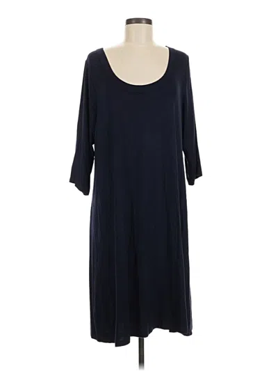 Pre-owned Karen Kane Casual Dress In Blue
