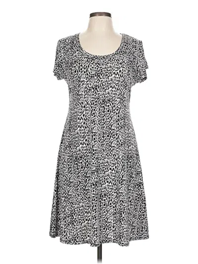 Pre-owned Karen Kane Casual Dress In Gray