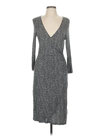 Pre-owned Karen Kane Casual Dress In Gray