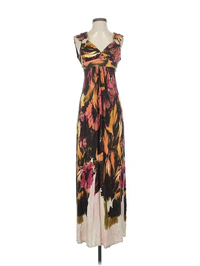 Pre-owned Karen Kane Casual Dress In Orange