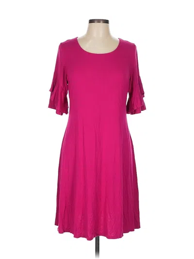 Pre-owned Karen Kane Casual Dress In Pink