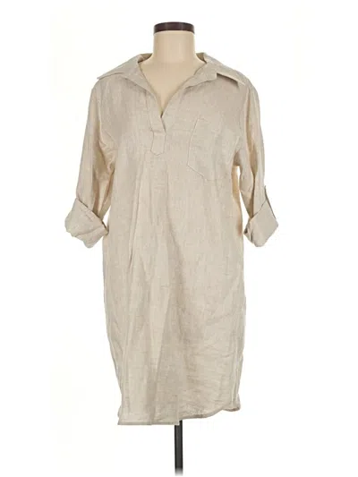 Pre-owned Karen Kane Casual Dress In Tan