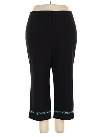 Pre-owned Karen Kane Casual Pants In Black