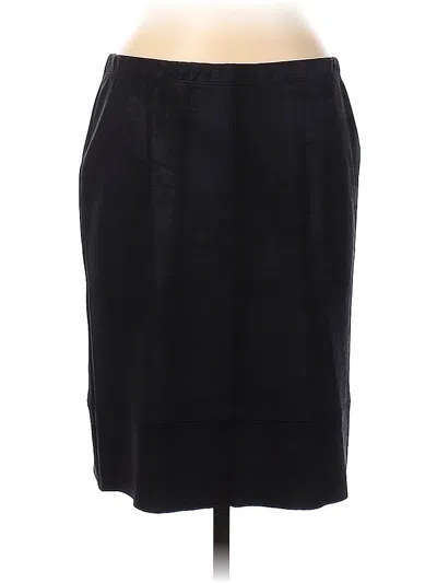 Pre-owned Karen Kane Casual Skirt In Black
