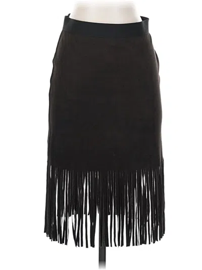 Pre-owned Karen Kane Casual Skirt In Black