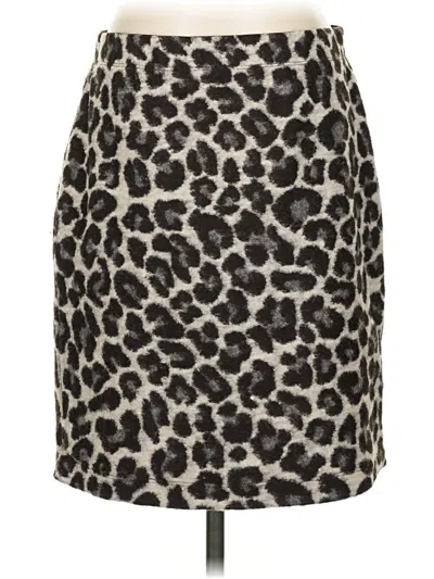 Pre-owned Karen Kane Casual Skirt In Gray