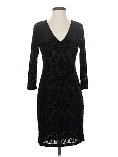 Pre-owned Karen Kane Cocktail Dress In Black