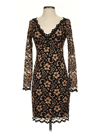 Pre-owned Karen Kane Cocktail Dress In Black