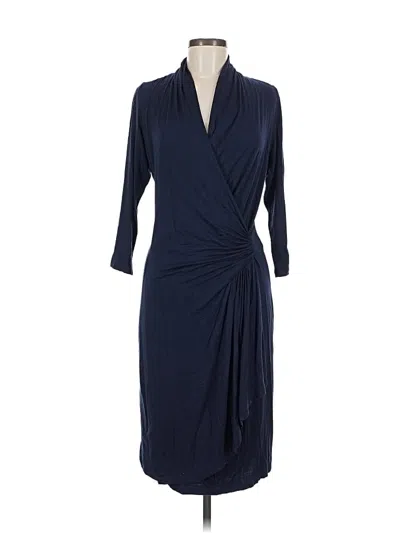 Pre-owned Karen Kane Cocktail Dress In Blue