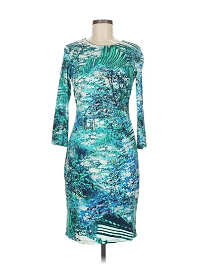 Pre-owned Karen Kane Cocktail Dress In Blue