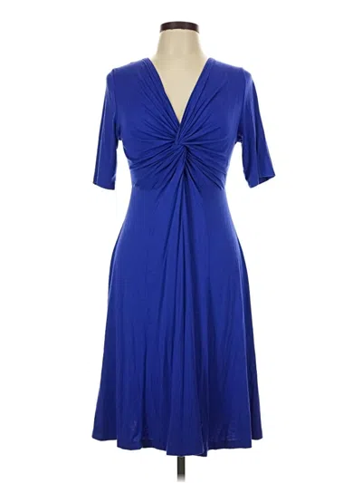 Pre-owned Karen Kane Cocktail Dress In Blue