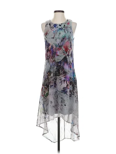 Pre-owned Karen Kane Cocktail Dress In Gray