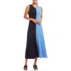 KAREN KANE KAREN KANE colourBLOCK SLEEVELESS MAXI DRESS