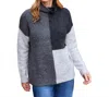 Karen Kane Colorblock Funnel Neck Sweater