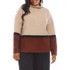 Karen Kane Colorblock Turtleneck Sweater
