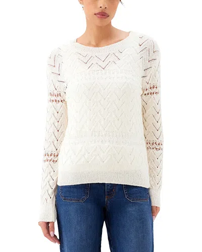Karen Kane Crocheted Sweater In White
