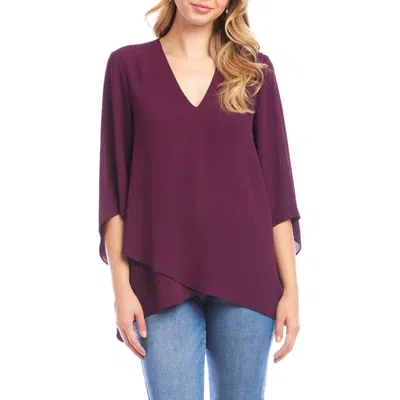 KAREN KANE KAREN KANE CROSSOVER HEM ASYMMETRIC TOP