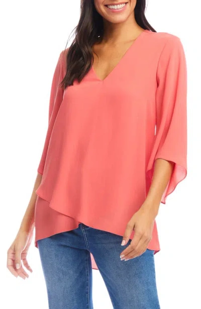 KAREN KANE KAREN KANE CROSSOVER HEM ASYMMETRIC TOP