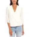 Karen Kane Crossover Top In Cream
