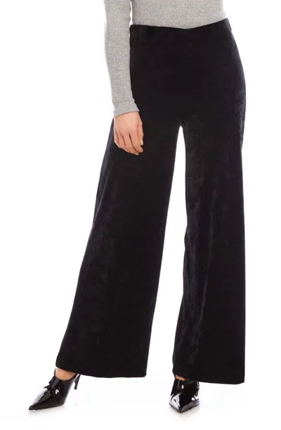 KAREN KANE CRUSH VELVET PANT IN BLACK